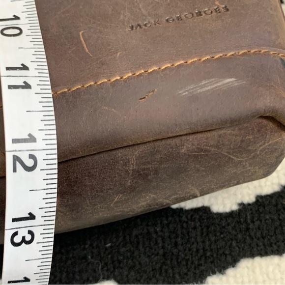 Jack Georges Voyager Convertible Backpack Crossbody Bag Brown - Picture 14 of 16